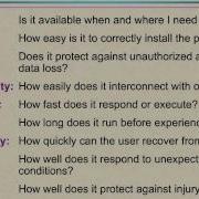 Video 18 Quality Attributes