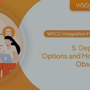 5 Варианты развертывания и мониторинг наблюдаемость Основы интеграции WSO2