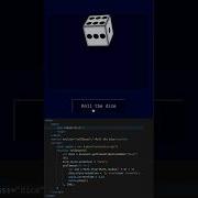 Roll The Dice HTML CSS JAVACSRIPT Tutorial Coding Dice Shorts Tipsandtricks