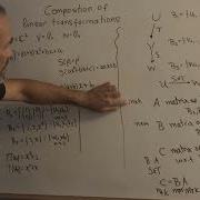 Composition Of Linear Transformations