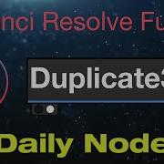 DaVinci Resolve Duplicate 3D Node