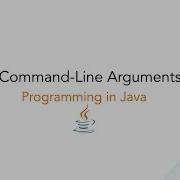 Command Line Arguments In Java