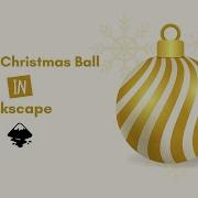 How To Make White Gold Christmas Ball In Inkscape