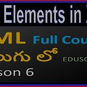 DTD Elements In XML XML Total Course In Telugu Lesson 6