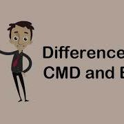 Differences Of CMD And BAT