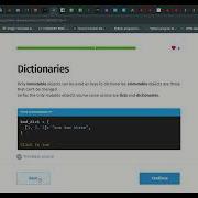 72 Dictionaries Python Developer Sololearn