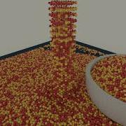 193 Simulation Of Granular Material Filling Up A Flexible Bowl