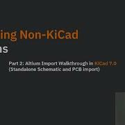 KiCon 2023 Migrating To KiCad
