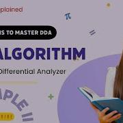 DDA Algorithm Solved Example Digital Differential Analyzer In Hindi