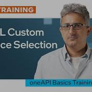 SYCL Custom Device Selection Intel Software