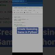 Create Guess The Number Game In Python Shorts Python Programming Coding