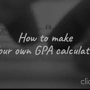 How To Create A GPA Calculator In Excel Using VBA