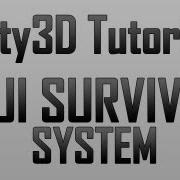 Unity 4 Creating A GUI Survival System JavaScript
