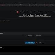 Online Java Compiler Hello World And Simple Application Tutorial
