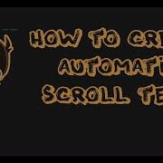 How To Create An Automatic Scroll Text Like A Generic In Unity