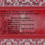 Big L Devil S Son LYRICS ON SCREEN