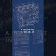 How To Render A Blueprint In Blender Blender3d Blender Blendertutorial Blueprint