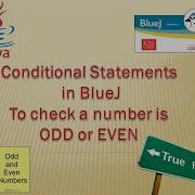 Program To Check A Number Is Odd Or Even In BlueJ BlueJ JAVA ComputerProgramming Programming