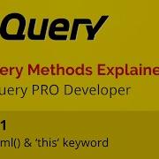 JQuery Tutorial For Beginners Part 1 76 JQuery Methods To Be A JQuery PRO Text Html This