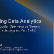 Exploring Popular Open Source Stream Processing Technologies Part 1 Of 2