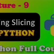 Python Full Course String Slicing In Python In Hindi String Indexing Lecture 9
