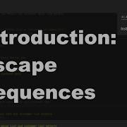 Java 1 Online 1 09 Introduction Escape Sequences