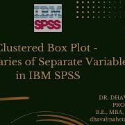 26 Clustered Box Plot Summaries Of Separate Variables In IBM SPSS Dr Dhaval Maheta