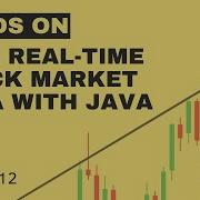 Pull Real Time Stock Market Data With Java