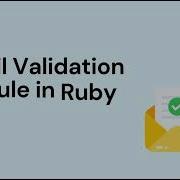 Email Validation Module In Ruby