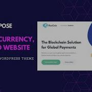 Multi Purpose Cryptocurrency Website Cryptocurrency Coin ICO Theme RexCoin WordPress Theme
