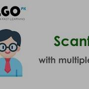 How To Use Scanf For Multiple Inputs