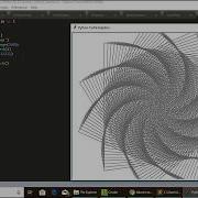 Python Turtle Graphics Spiral Design