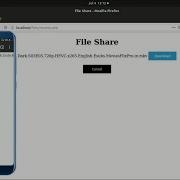 File Share Using Html And Php Source Code Is In The Description
