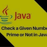 5 17 How To Check A Given Number Is Prime Or Not In Java Tutorial Lecture