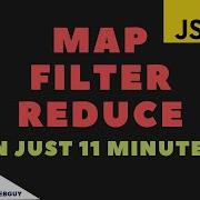 Higher Order Array Functions Map Filter Reduce JavaScript ES6 Tutorial