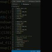 Sharingan Output In Turtle Python Coding Programming Python Shorts