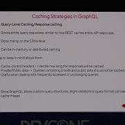 Optimizing GraphQL API Performance Addressing Caching And Scalability DevConf IN 2025