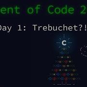 Advent Of Code 2023 Python Day 1 Trebuchet