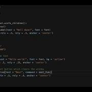 Using Tkinter Tutorial 2 Python Using Functions Changing Fonts And Colors