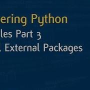 Learn Python In Arabic 078 Modules Part 3 Install External Packages