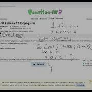 Exercise 2 2 LoopSquares Java Tutorial Practice It