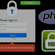 Creating Secured User Accounts MD5 Encryption Password Length And Special Characters For Security