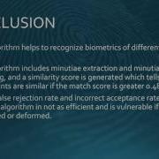 Fingerprint Recognition Using Feature Extraction