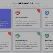 Services Section HTML CSS Bootstrap 5 Fully Responsive JC Design