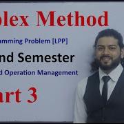 Simplex Method Part 3 Linear Programming Problem MBS 2nd Sem Production And Operation Management