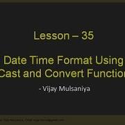 Lesson 35 Cast And Convert Function In SQL In Hindi