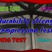 Chair Base Hydraulic Press Test Durability Strength Compression Testing Loading Swivel Base Chair