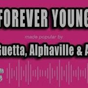 David Guetta Alphaville Ava Max Forever Young Karaoke Version