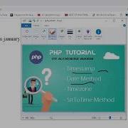 PHP Tutorial 27 The Date Timestamp Date Timezone And Strtotime