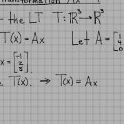 Linear Algebra Example Problems Linear Transformation Ax 1